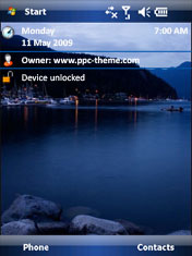 Cove at Dusk ppc theme